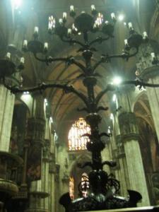 and the 25 meters tall chandelier of Jews